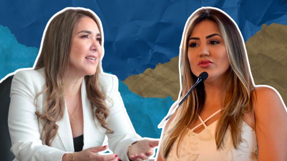 Fabiola Gallardo (izquierda) y Mayra Salazar (derecha) trabajaron juntas en la Corte Provincial del Guayas. Una como presidenta y la segunda como comunicadora.