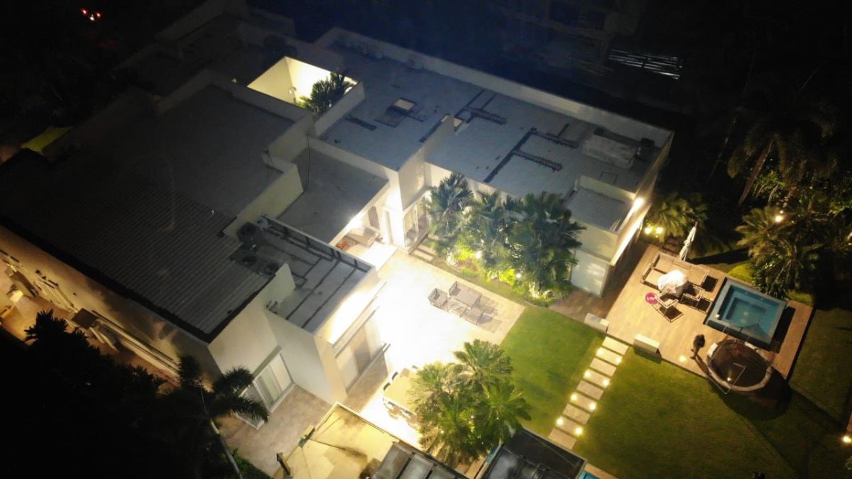 Pablo Muentes fue detenido en su lujosa casa de Samborondón.