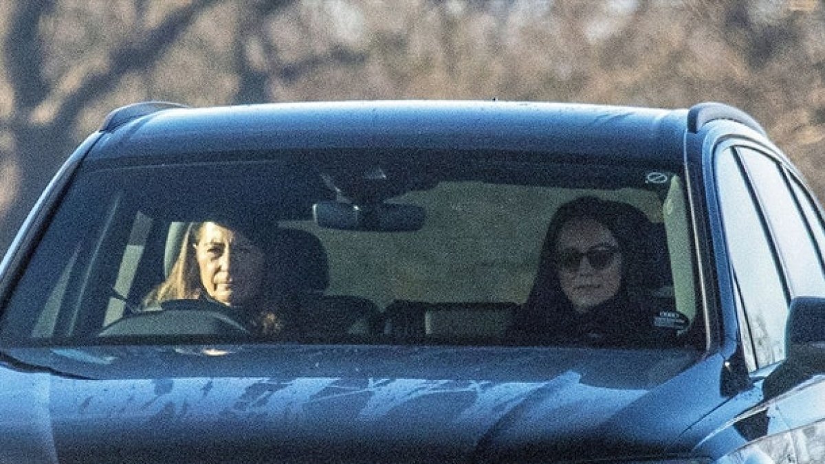 Kate Middleton con su madre.