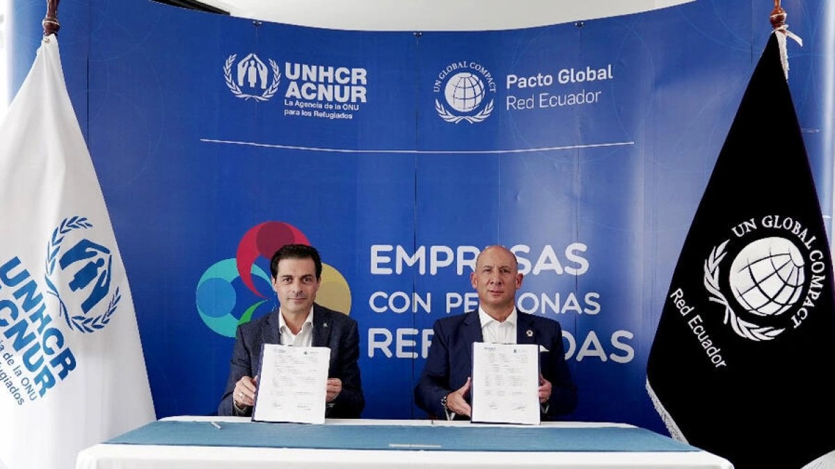 El Pacto Global Red Ecuador tenía acuerdos con varias entidades, como la Acnur.