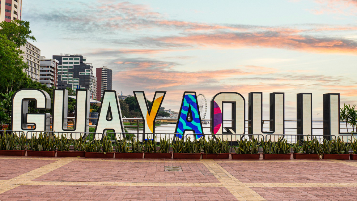 Malecón 2000, ubicado en Guayaquil.