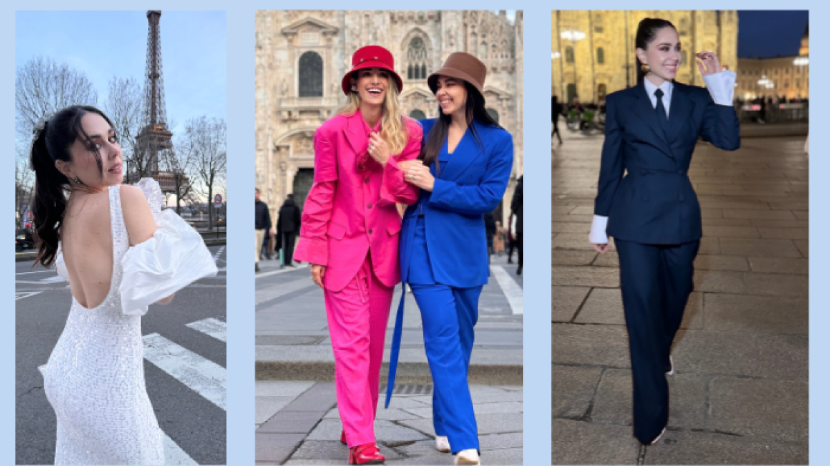 Fiorella estuvo en las semanas de la moda de Milán y París. Asegura que, durante esos días, disfrutó mucho del ambiente y de la cultura.