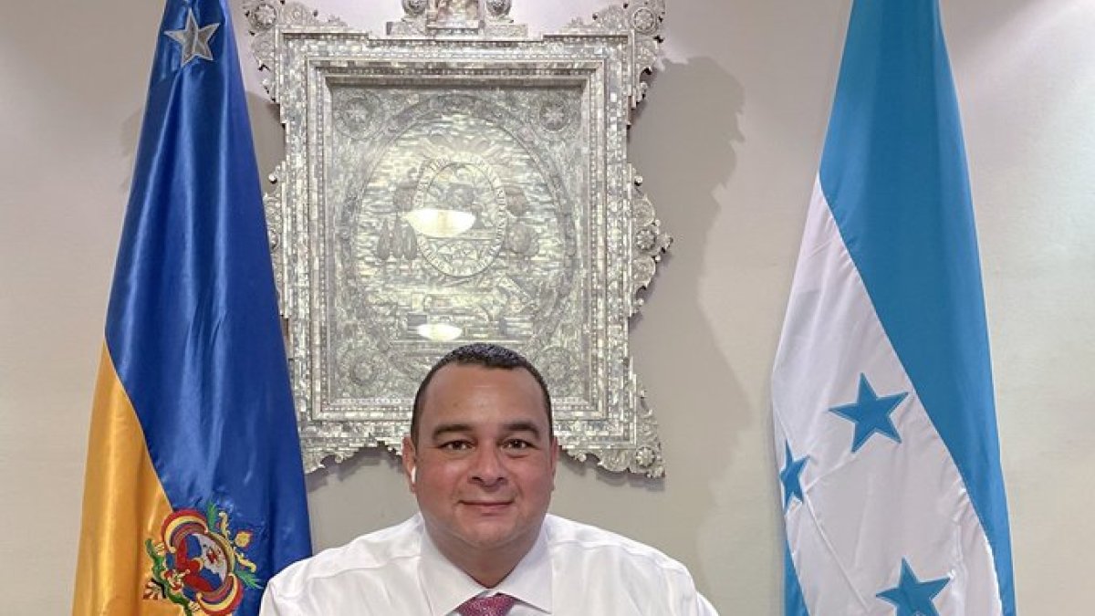 Jorge Aldana, alcalde de la capitual de Honduras, Tegucigalpa