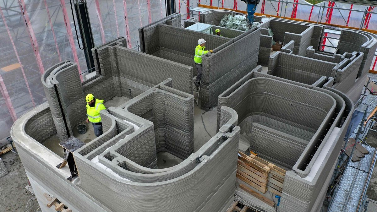 En Alemania, ya se está construyendo el primer edificio residencial a través de la impresión 3D con hormigón especial.