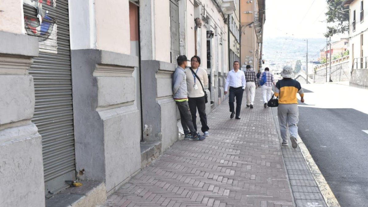 Quito. La madre y hermana de Ángel Damián fueron localizadas en el Centro de Quito, el 13 de diciembre de 2023. Del niño solo se recuperaron sus restos.