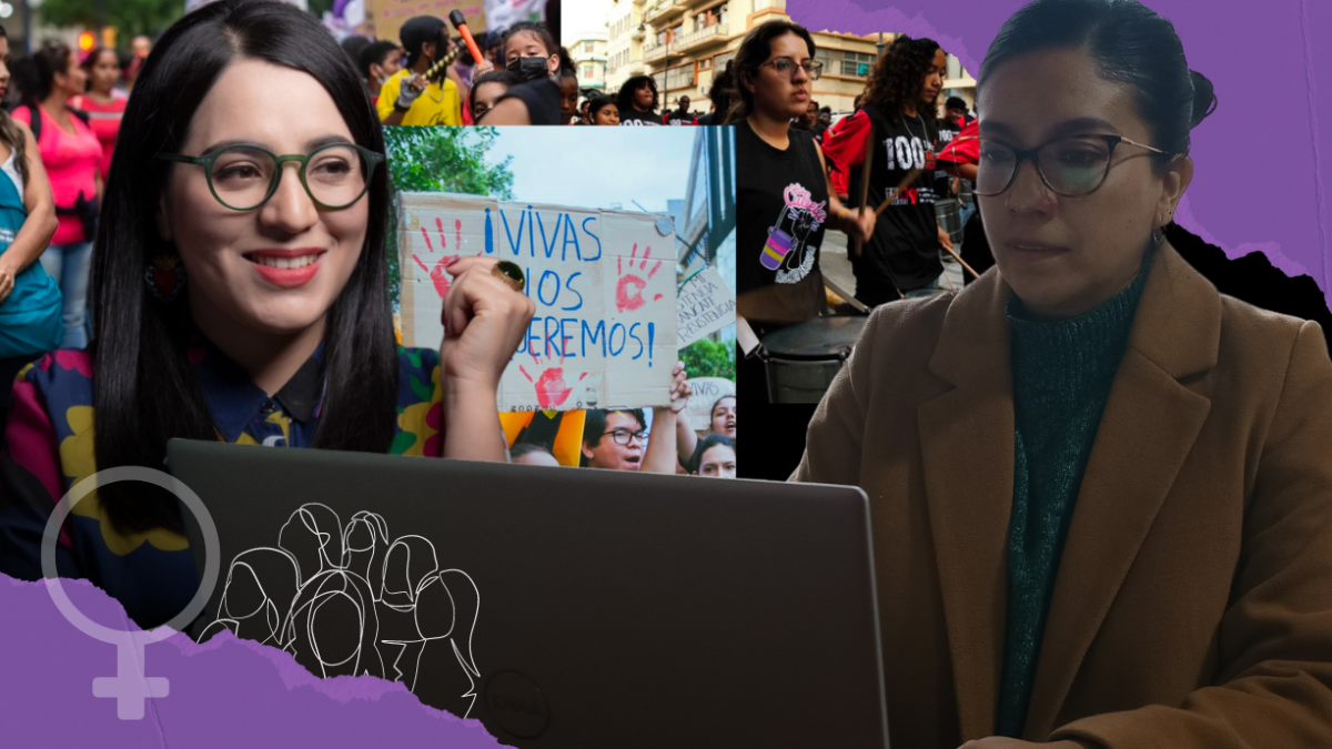 Michelle Calle y María José Machado.