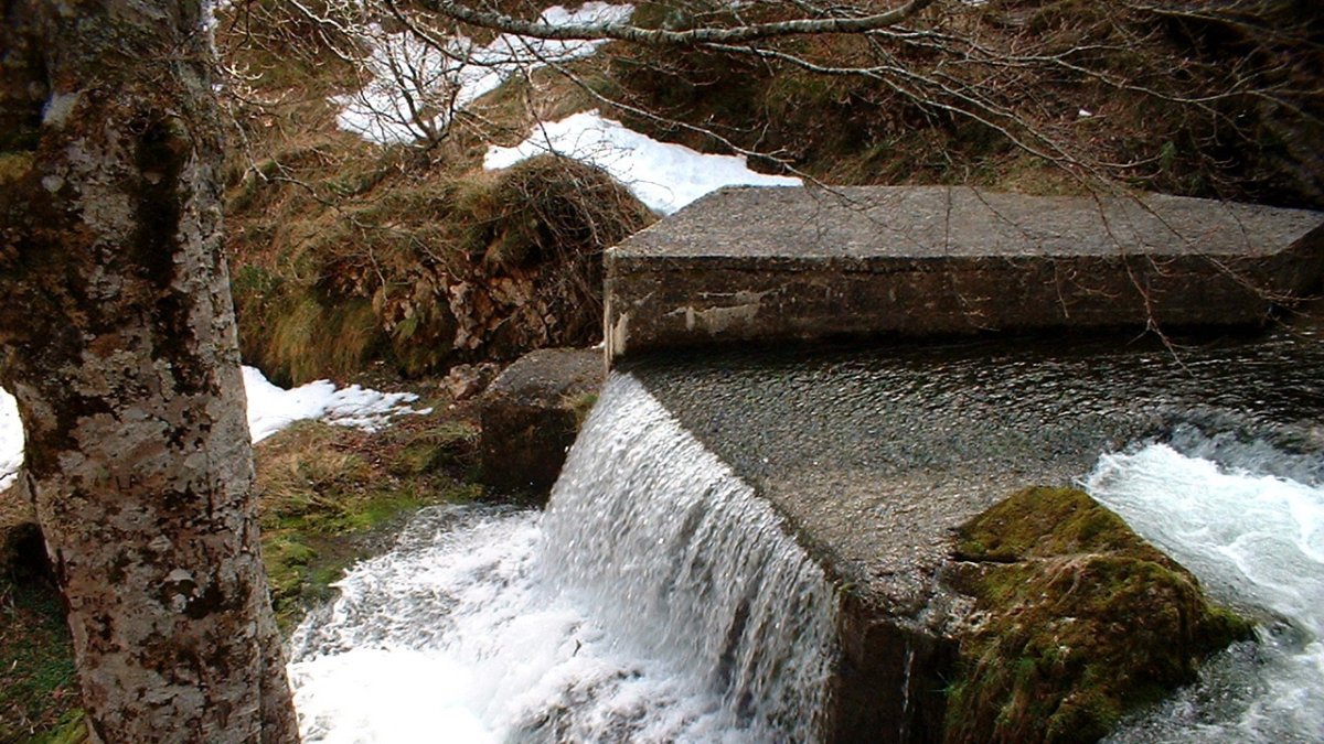 Manantial Fuentona de Los Arrudos, en Oviedo (España).
