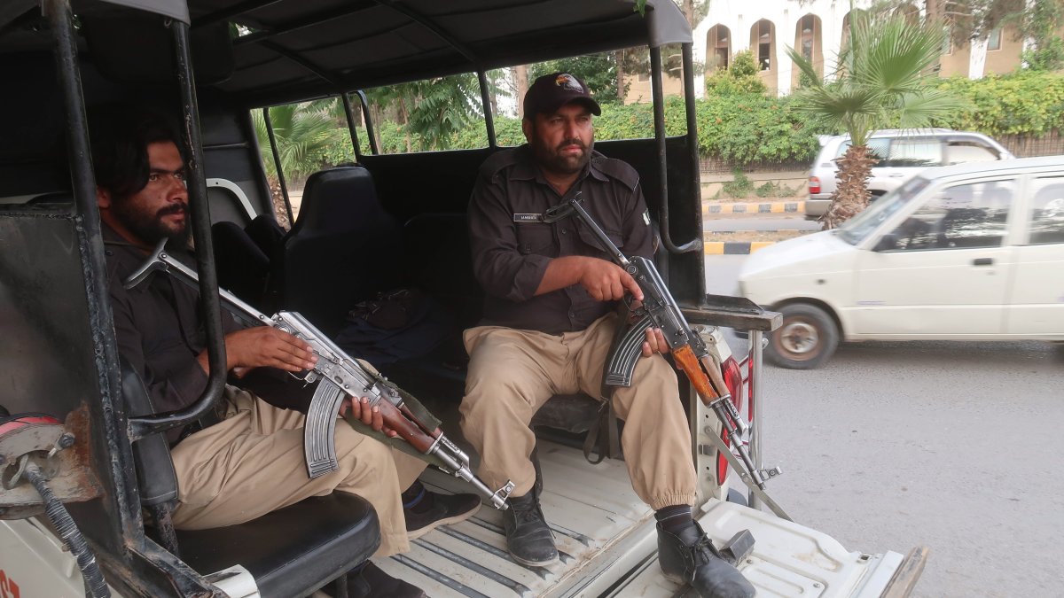 Imagen referencial. Oficiales de seguridad de Pakistan.