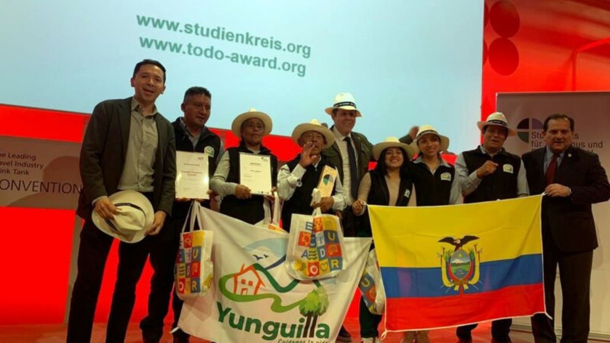 Representantes de la comunidad de Yunguilla viajaron a Berlín.