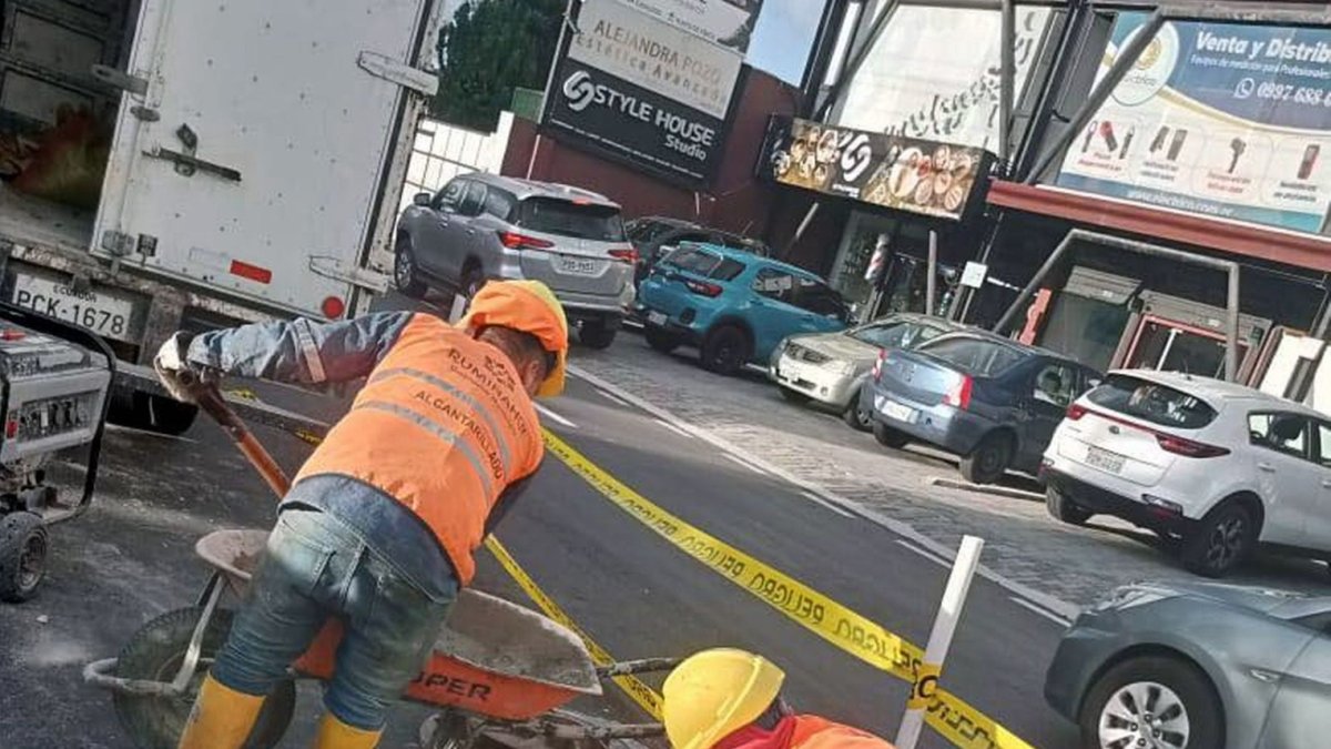 La intervención se realizará en dos tramos de la avenida General Rumiñahui.