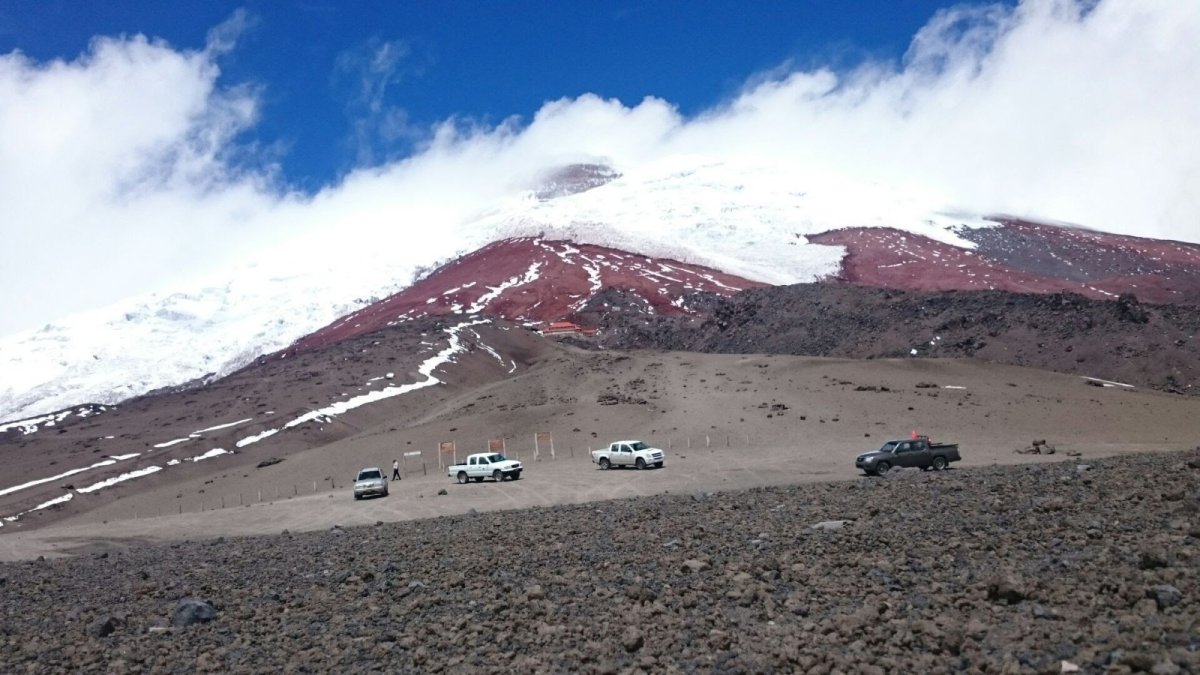 Las autoridades permitieron el ascenso de los turistas a la cima del volcán Cotopaxi, desde el 21 de febrero.