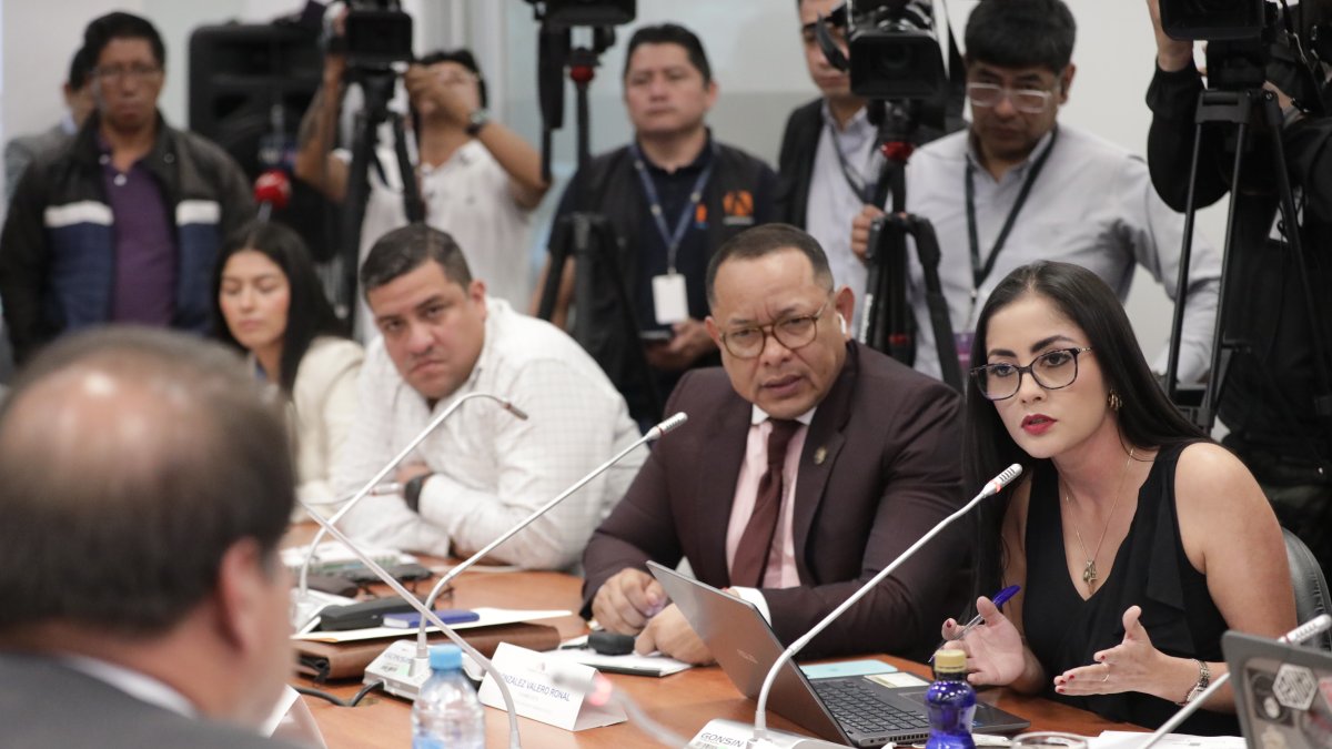 Acto. González recorrió el edificio legislativo utilizando un megáfono para lanzar gritos ofensivos dirigidos a sus colegas. 