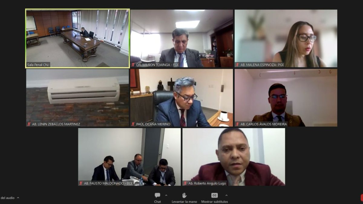 La diligencia se desarrolló de forma mixta, presencial y telemática.