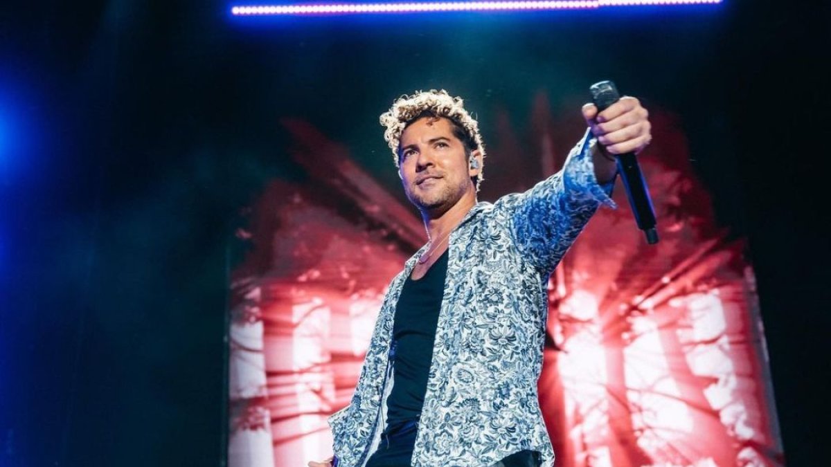 David Bisbal tiene 44 años.