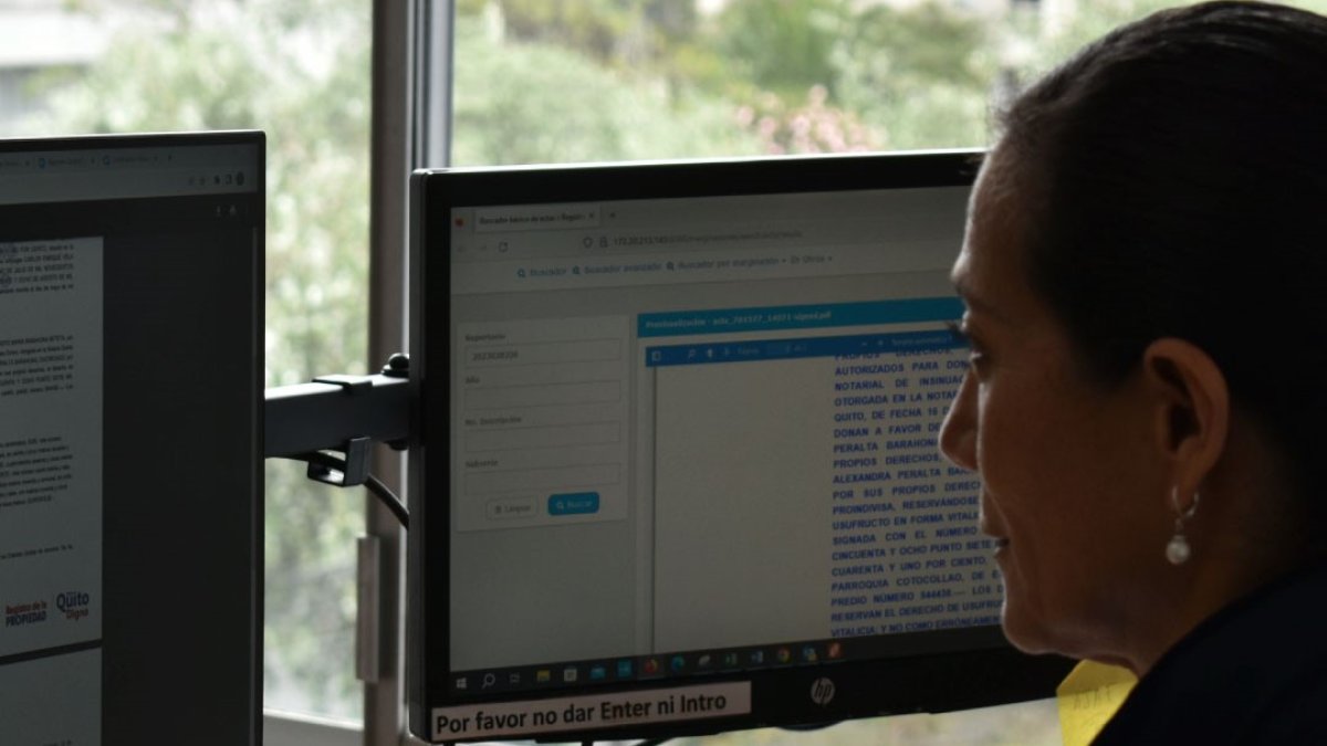 El Registro de la Propiedad de Quito suspenderá el servicio en su plataforma el 16 de maro de 2024.