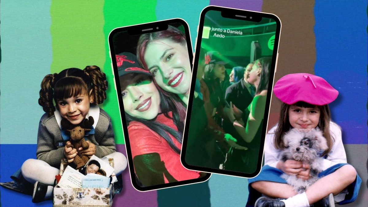 Danna Paola y Daniela Aedo.