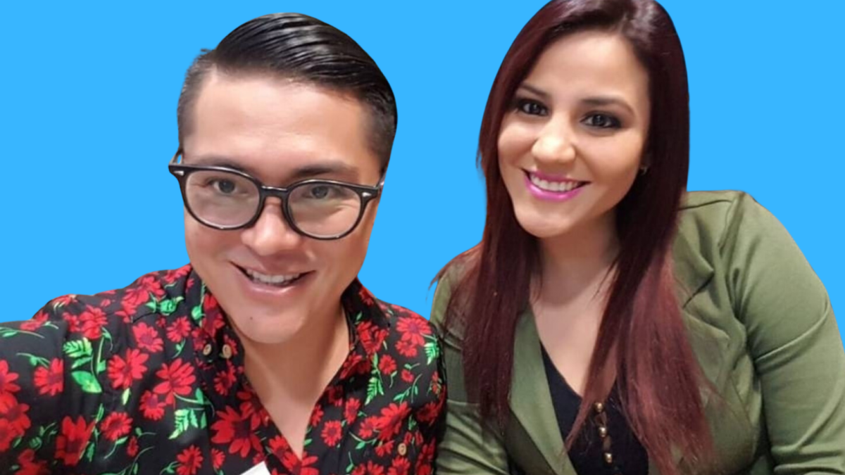 Mauricio Altamirano y Mayra Salazar en una foto del 2017 cuando ella era RRPP un medio de comunicación.