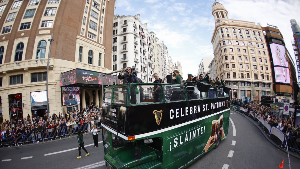 Evento.- El desfile de San Patricio en Nueva York.