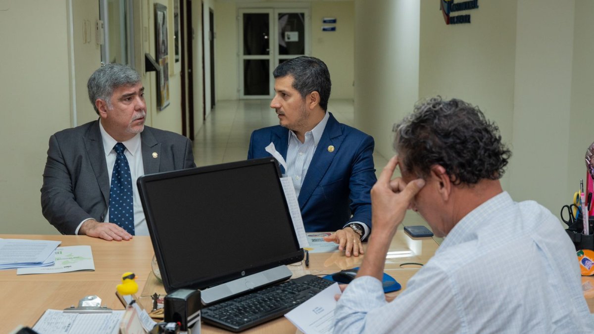 El presidente de la CIG, Francisco Jarrín, y el presidente de la CCG, Miguel Ángel González.