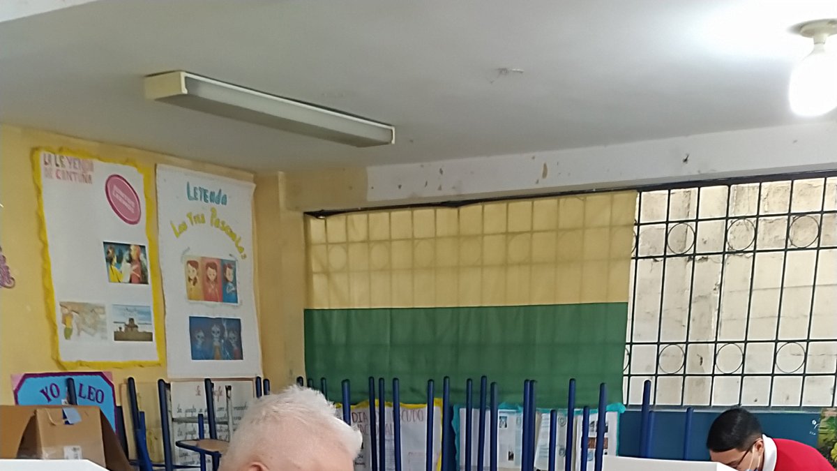 Referencia. Mesa electoral que funcionó el año pasado.