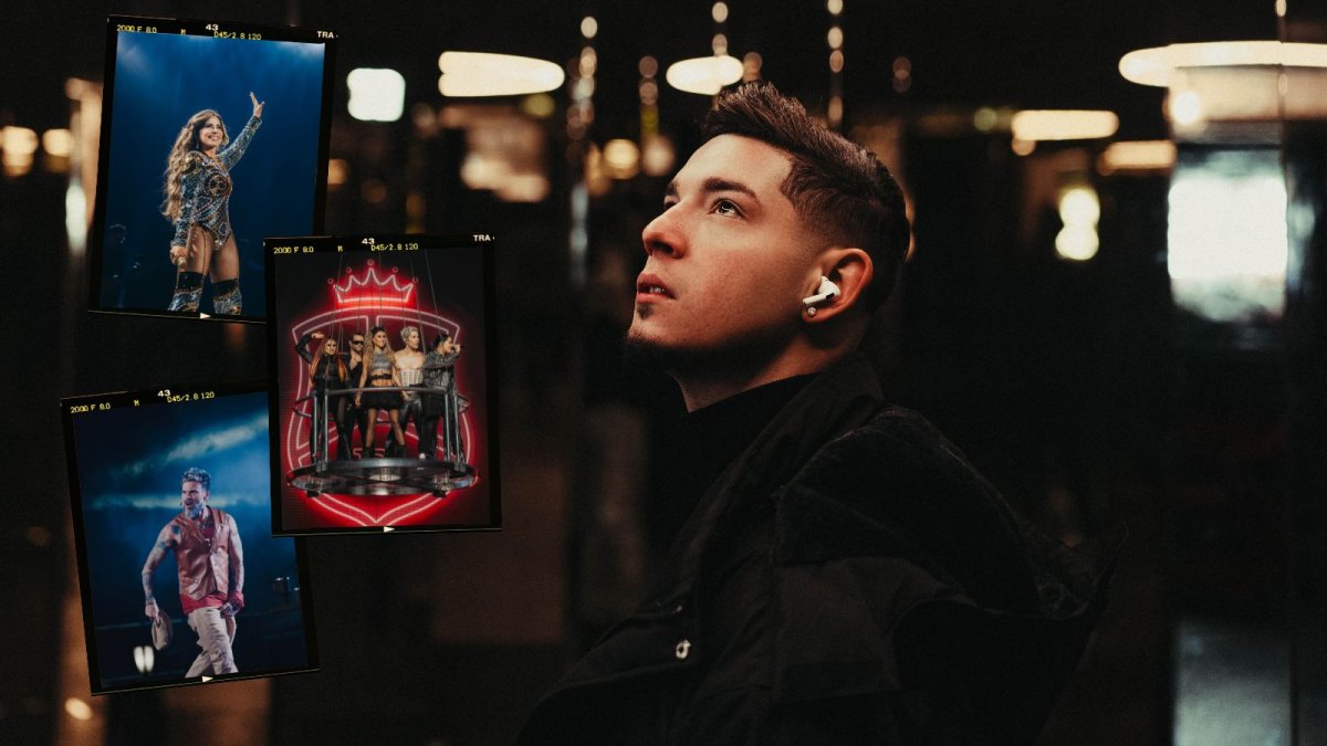 Edwin Rodríguez, fotógrafo del Soy Rebelde Tour. Además ha retratado a Pedro Capó, Gloria Trevi, entre otros.