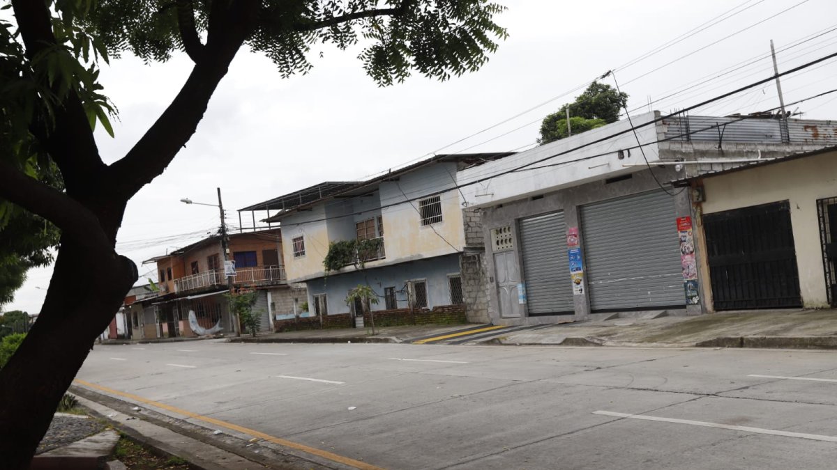 En este sector de la Juan Montalvo se registró un secuestro.