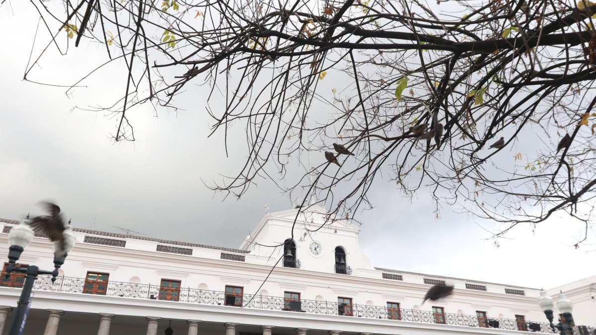 Fachada del Palacio de Carondelet, hogar del Presidente de la República de Ecuador.
