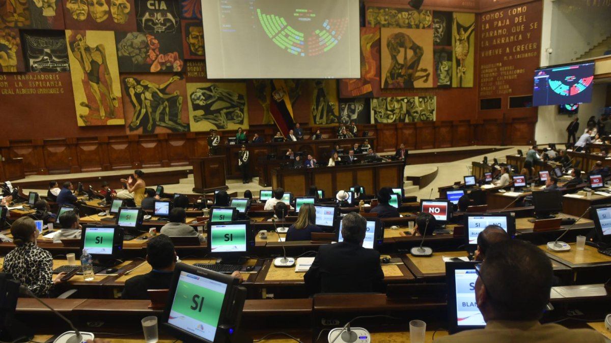 Votación para la proforma presupuestaria.