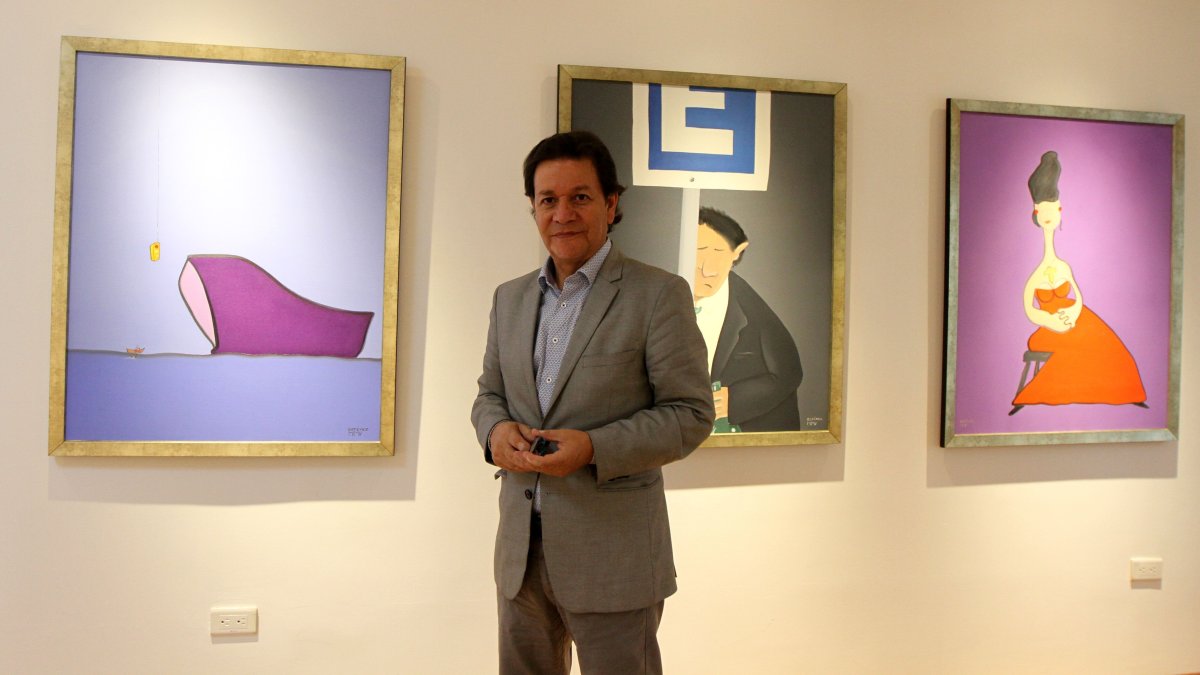 El artista no sabe cuándo será su próxima exposición, tal vez en unos diez años, dice.