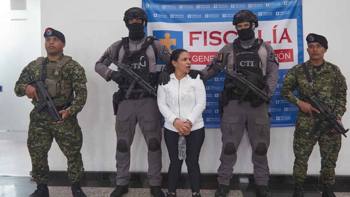 La ciudadana Amparo Burbano fue detenida por agentes colombianos.