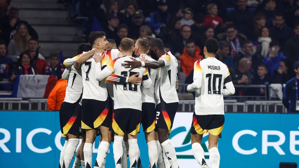 Los alemanes dieron el primer golpe a los 7 segundos.