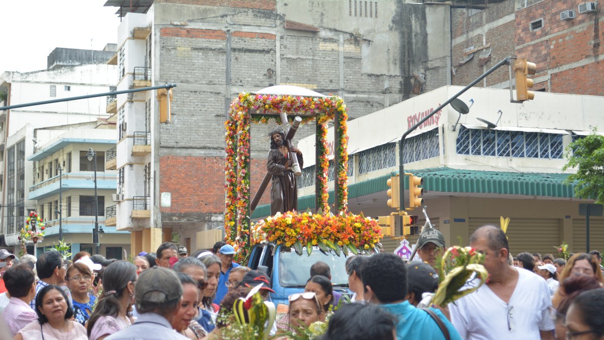 La procesión Jesús del Gran Poder se realizará este domingo 24 de marzo en el centro de Guayaquil.