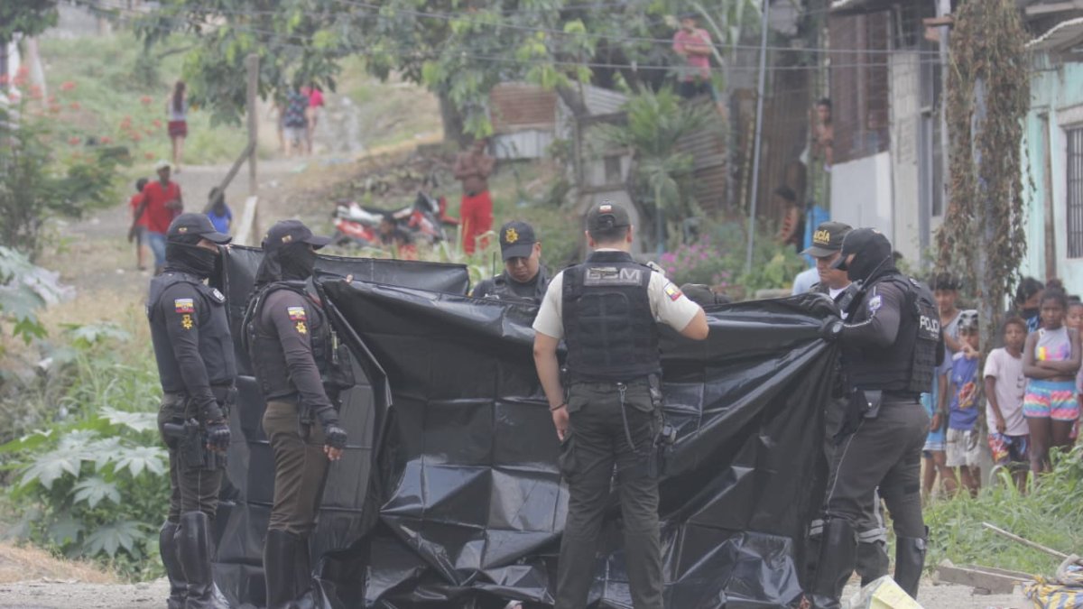 La Policía llegó al sitio.