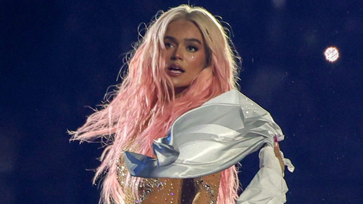 Karol G en concierto.