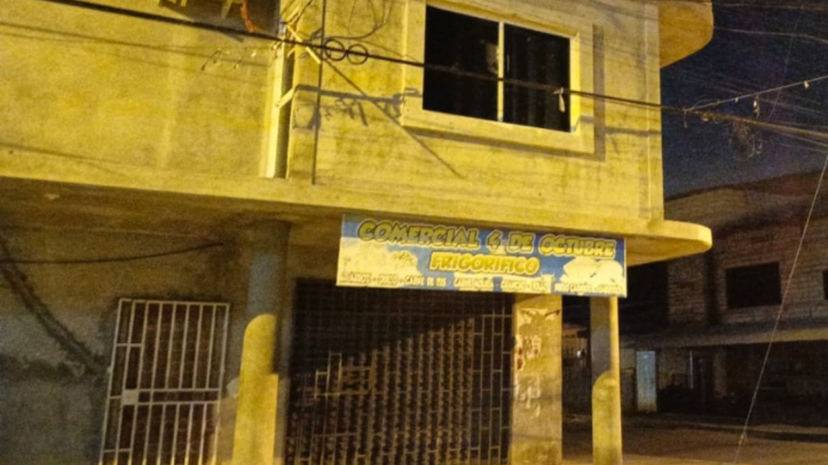 La casa que fue baleada en Balzar.