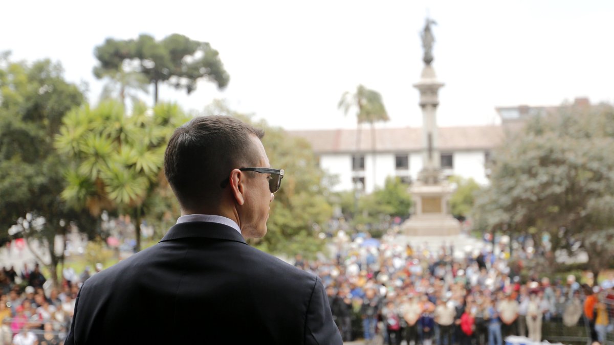 El presidente de la República, Daniel Noboa.