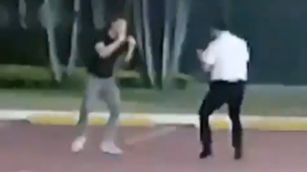 Jorge Guschmer y Antonio Álvarez protagonizaron una pelea.