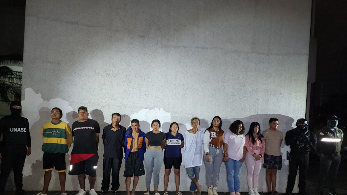 La operación policial dejó como resultado 34 detenidos.