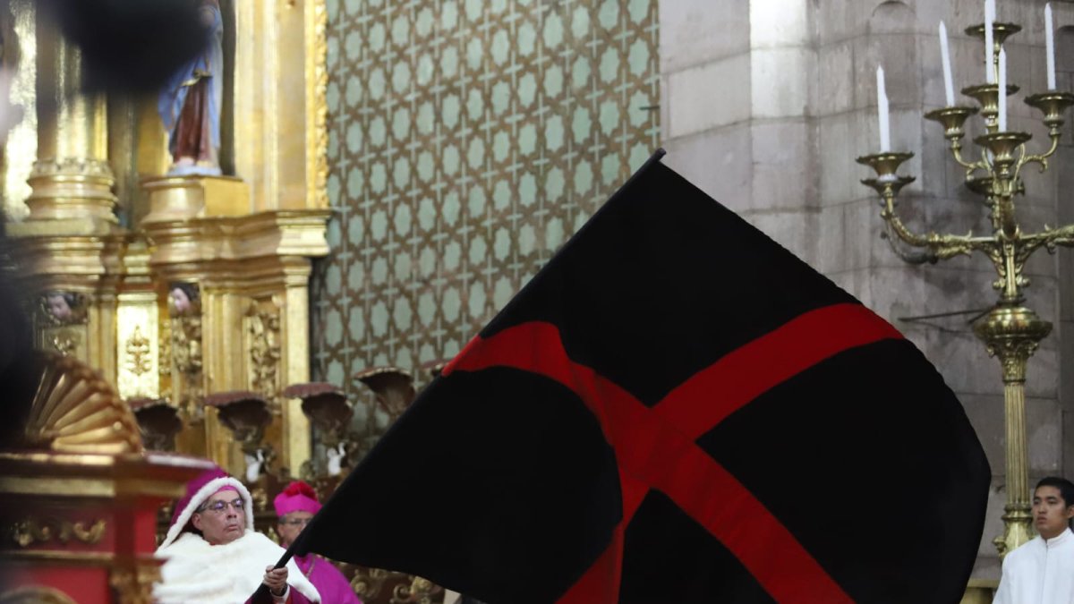 Alfredo José Espinoza, Arzobispo de Quito y Primado de Ecuador, presidió el Arrastre de Caudas.