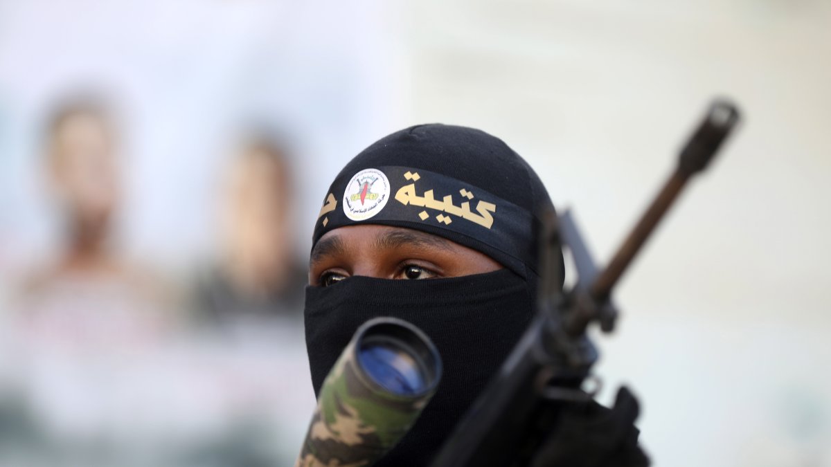 Un miembro de la agrupación terrorista en una foto de archivo.