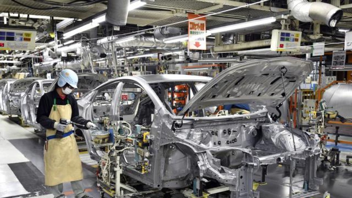 Se ha reducido la actividad en la industria automotriz de Japón.