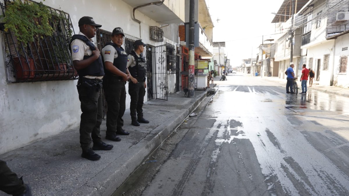 En el lugar donde ocurrió el hecho hubo resguardo policial este domingo