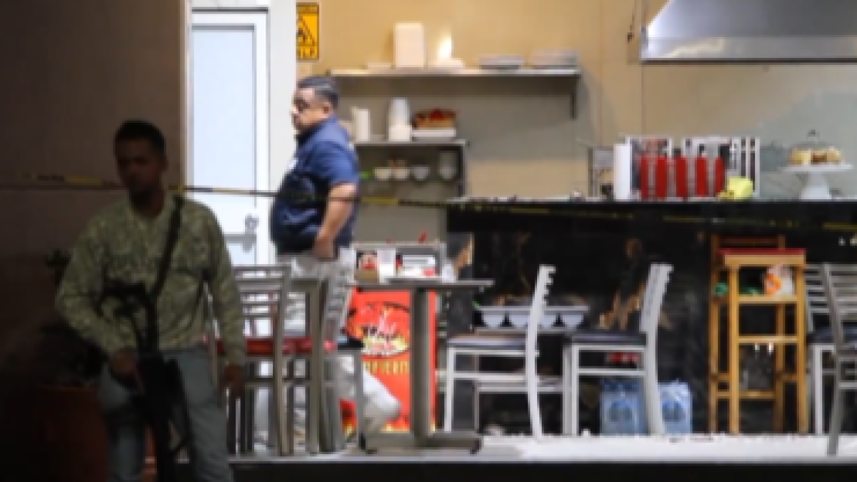 Las autoridades llegaron para realizar las investigaciones