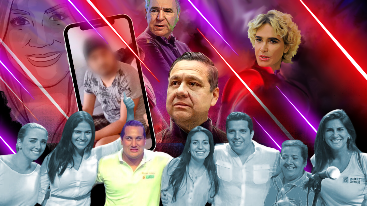 Los rostros de políticos que han trascendido por investigaciones de la Fiscalía o por gestiones relacionadas con escándalos.