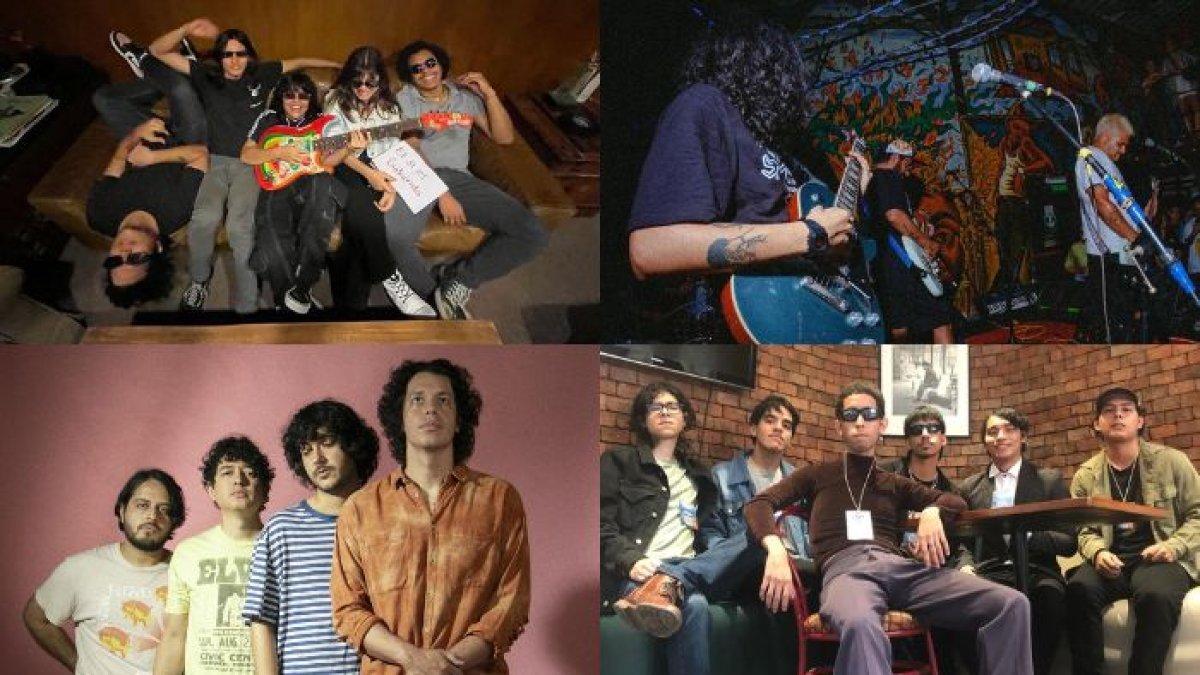 Bandas invitadas al evento Indie para llevar.