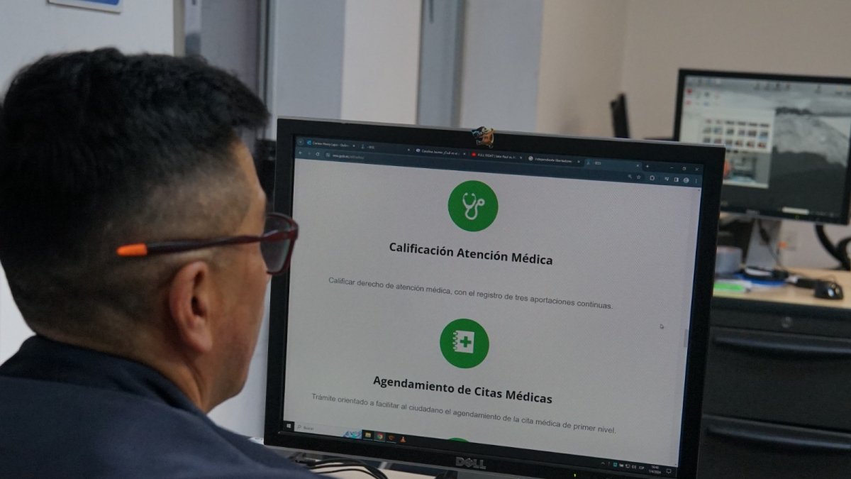 Para agendar una cita a través de la página web toma cinco minutos.