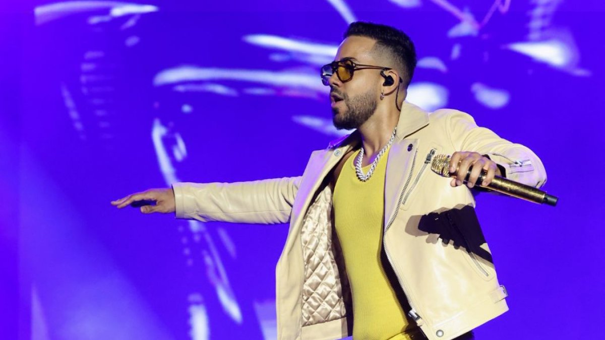 Romeo Santos en concierto.
