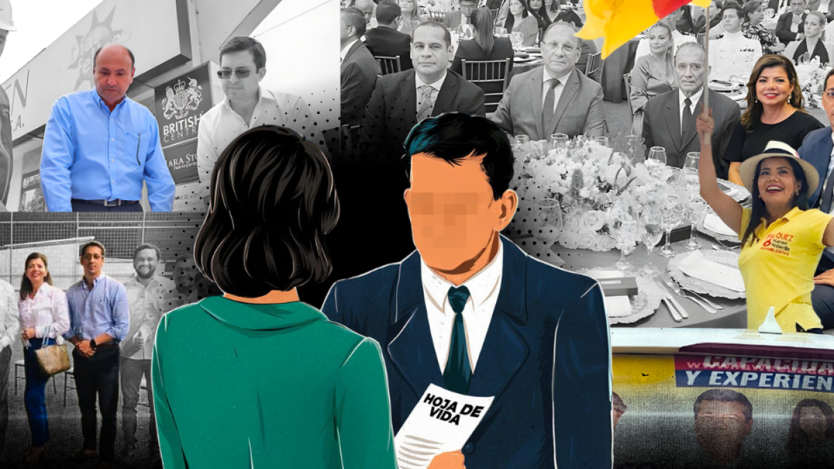 Rostros de personas que participan o mencionan en chats de Caso Encuentro.