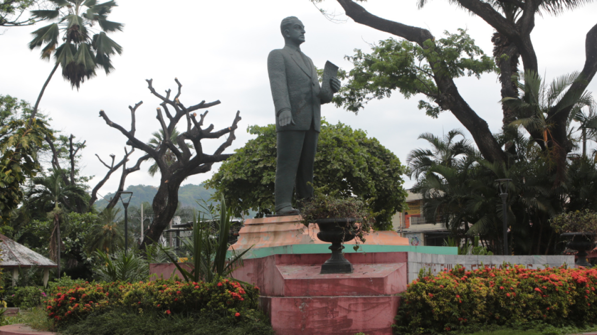 Parque de Urdesa en Guayaquil, ciudad en donde rige el toque de queda.