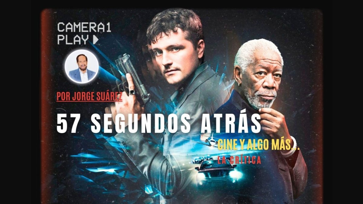 '57 segundos atrás' está protagonizada por Josh Hutcherson, Louie Simone y Morgan Freeman.